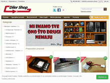 Tablet Screenshot of dilershop.com